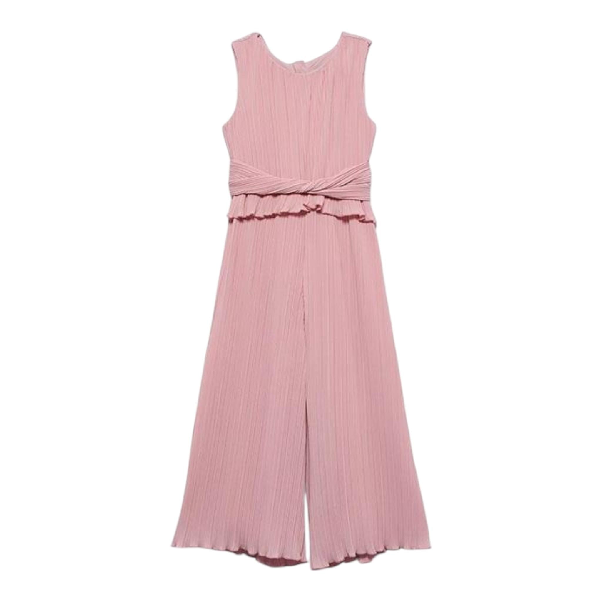 Abel & Lula Tuta Intera Tinta Unita Giromanica per Bambina 5221X ROSA ABEL & LULA 