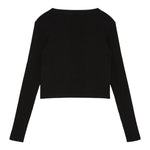 PATRIZIA PEPE shirt girocollo tinta unita Nero per Bambina 7K0050XX NERO PATRIZIA PEPE 