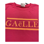 Gaelle T-Shirt Girocollo Tinta Unita con Stampa Logo per Bambina 2941T01555 ROSA GAELLE 