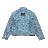 Marc Jacobs Einfarbige Jeansjacke Mit Logo-Knöpfen Hellblau Für Mädchen