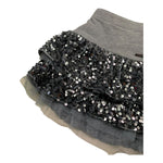 M+E' gonna tinta unita con paillettes Grigio per Neonata UE1546N GRIGIO M+E' 
