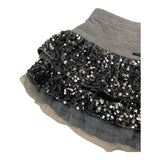M+E' gonna tinta unita con paillettes Grigio per Neonata UE1546N GRIGIO M+E' 