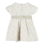 Karl Lagerfeld Abito Mezza Manica Tinta Unita con Stampe per Neonata Z30515 PANNA KARL LAGERFELD 