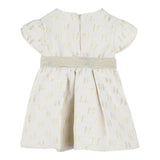 Karl Lagerfeld Abito Mezza Manica Tinta Unita con Stampe per Neonata Z30515 PANNA KARL LAGERFELD 