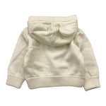 MOSCHINO cardigan tinta unita con stampa e cappuccio Panna per Neonato MUW00 PANNA MOSCHINO 