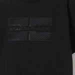 Elisabetta Franchi T-Shirt Girocollo Tinta Unita con Applicazioni Brillantini per Bambina EFTS230XXX NERO ELISABETTA FRANCHI 