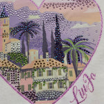 Liu Jo T-Shirt Girocollo Tinta Unita con Stampa E Brillantini per Bambina KA5093J BIANCO LIU JO 