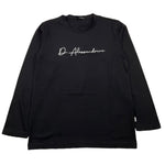 DANIELE ALESSANDRINI shirt girocollo tinta unita con logo Nero per Bambino 1231M00012 NERO DANIELE ALESSANDRINI 