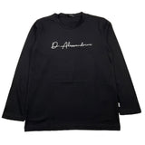 DANIELE ALESSANDRINI shirt girocollo tinta unita con logo Nero per Bambino 1231M00012 NERO DANIELE ALESSANDRINI 