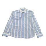 Mai'S Kids Camicia Tinta Unita con Fantasia A Righe per Bambino CAMICIAC BIANCO/AZZURRO MAI'S KIDS 