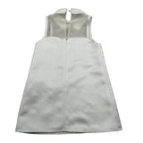 Elisabetta Franchi Abito Giromanica Tinta Unita con Brillantini per Bambina EFAB618XX BIANCO ELISABETTA FRANCHI 