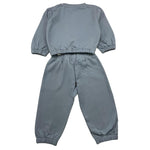 PLEASE completo 2 pezzi felpa-pantalone tinta unita Azzurro per Bambina KT25042G65J AZZURRO PLEASE 