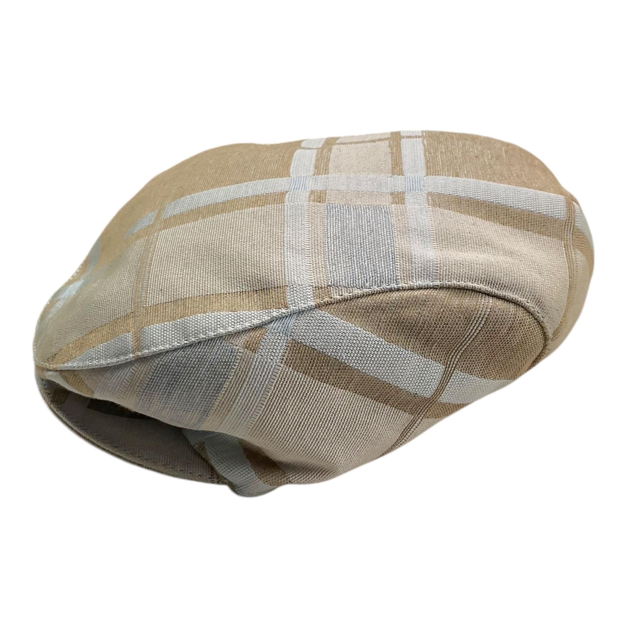 MARLU' cappello tinta unita con fantasia a righe Beige per Neonato MU11177 BEIGE MARLU' 
