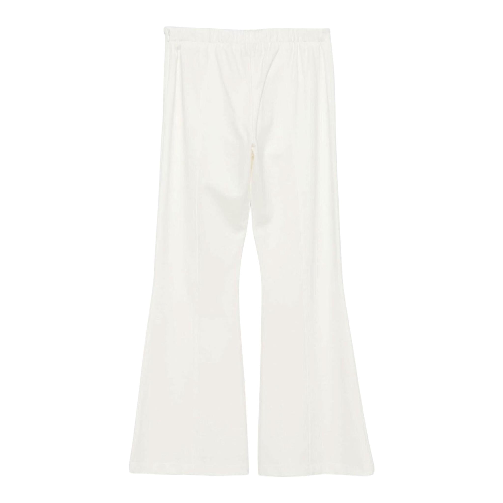 TWINSET pantalone modello a zampa tinta unita con spacchi Bianco per Bambina 242GJ2045X BIANCO TWINSET 