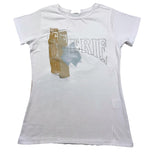 Cecyle Einfarbiges Rundhals-T-Shirt mit Print Weiß für Mädchen