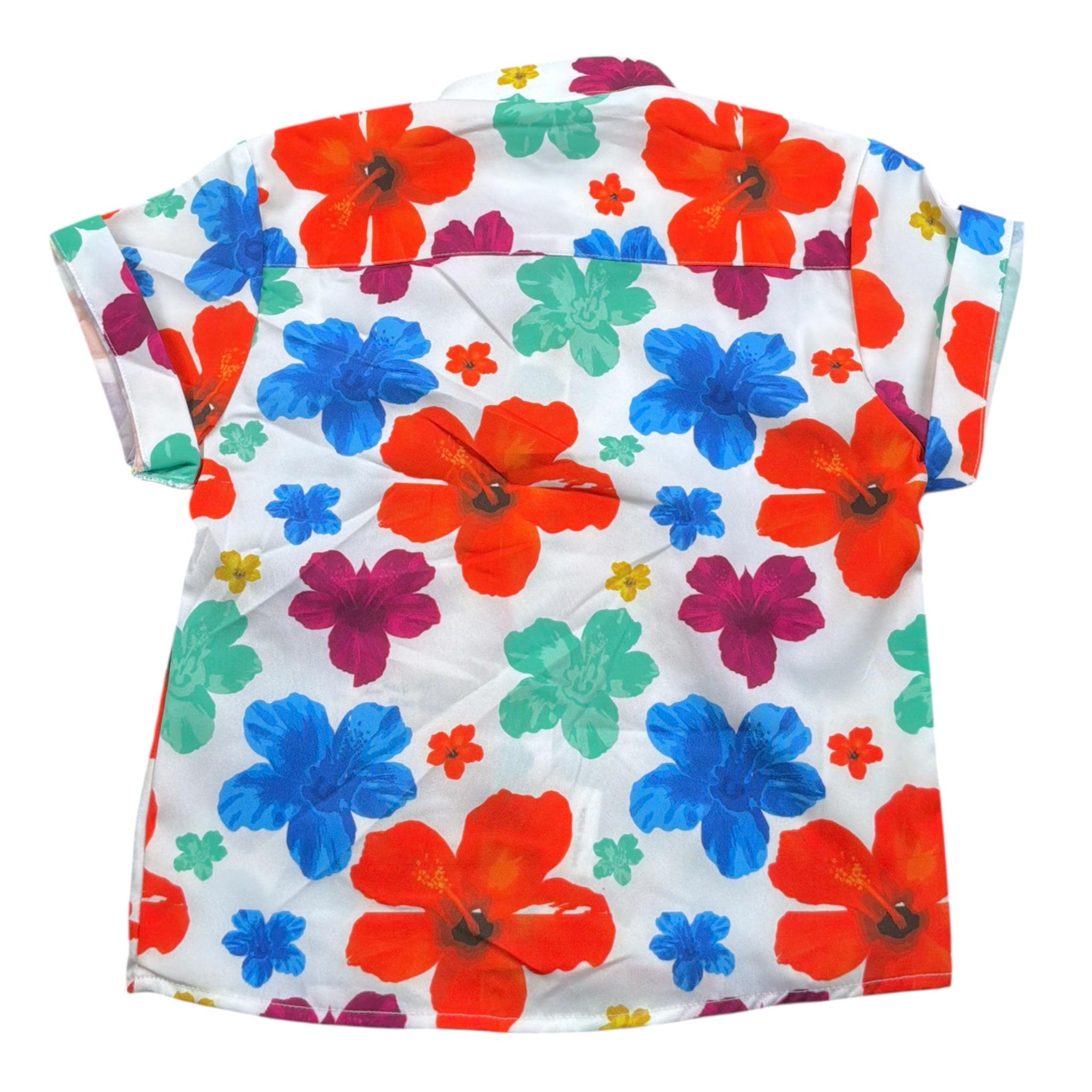 Louis Dieudonne' Camicia tinta unita con Stampa Fiori Bianco per Neonato FJFIR5IN BIANCO LOUIS DIEUDONNE' 