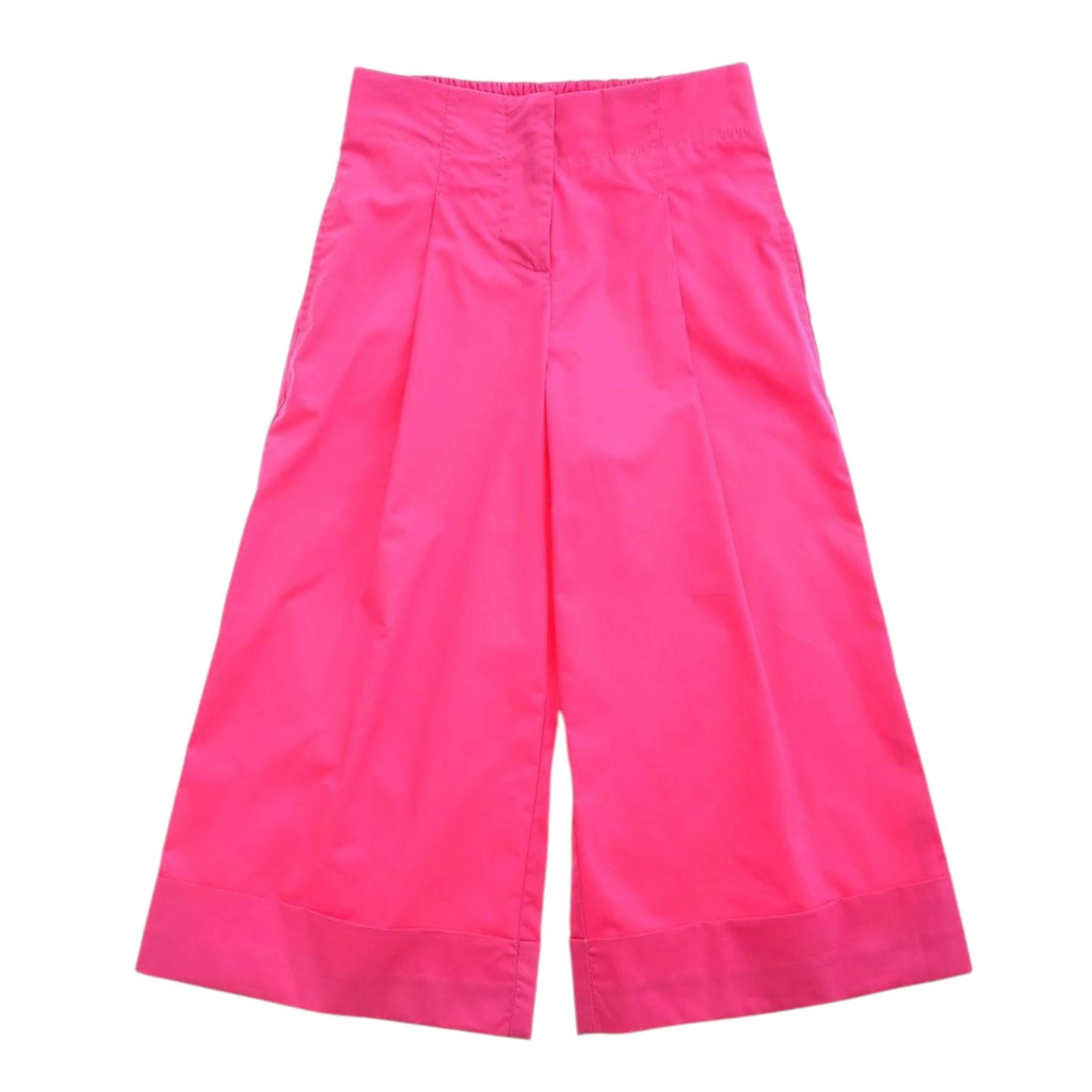Monnalisa Pantalone Tinta Unita Modello Palazzo per Bambina 177400R1 FUXIA MONNALISA 