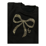 LIU JO felpa chiusa girocollo tnta unita con brillantini Nero per Bambina KF4108F0939 NERO LIU JO 