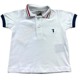 Trussardi Polo Mezza Manica Tinta Unita per Neonato TIP26102PO BIANCO TRUSSARDI 