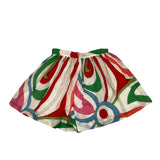 Emilio Pucci Schlichte Shorts mit weißem Muster für Mädchen