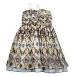 Naice Abito Bretelline Tinta Unita  per Bambina 23468 BEIGE NAICE 