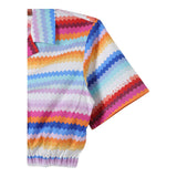 Missoni Crop Shirt Modell Halbarm Multicolor Multicolor für Mädchen