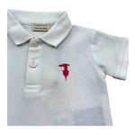Trussardi Polo Mezza Manica Tinta Unita con Logo per Neonato TIP26002PO BIANCO TRUSSARDI 