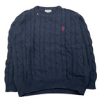 U.S. POLO ASSN maglia girocollo tinta unita Blu per Bambino US40573004 BLU U.S. POLO ASSN 
