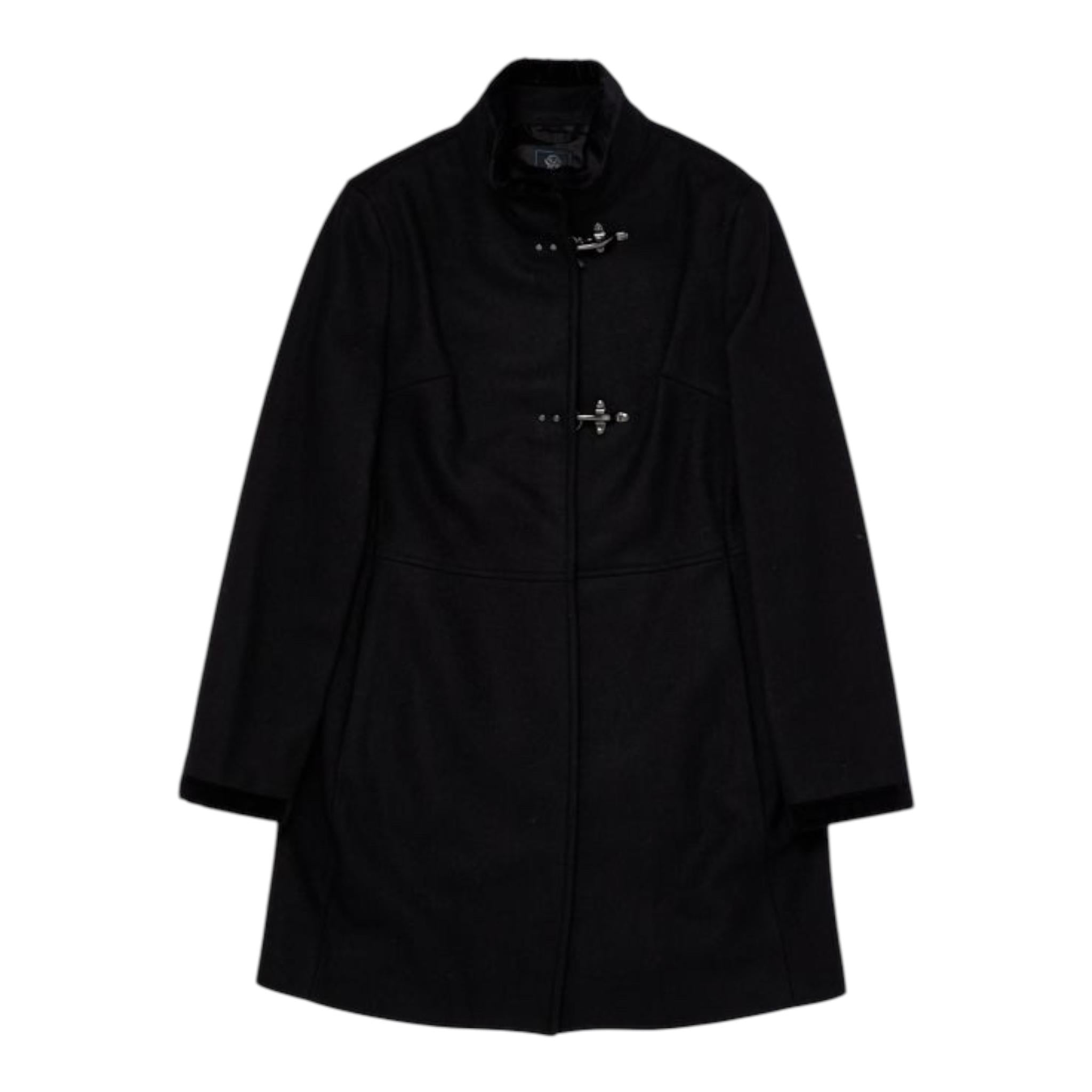 FAY cappotto tinta unita con bottoni Nero per Bambino FT2A10 NERO FAY 