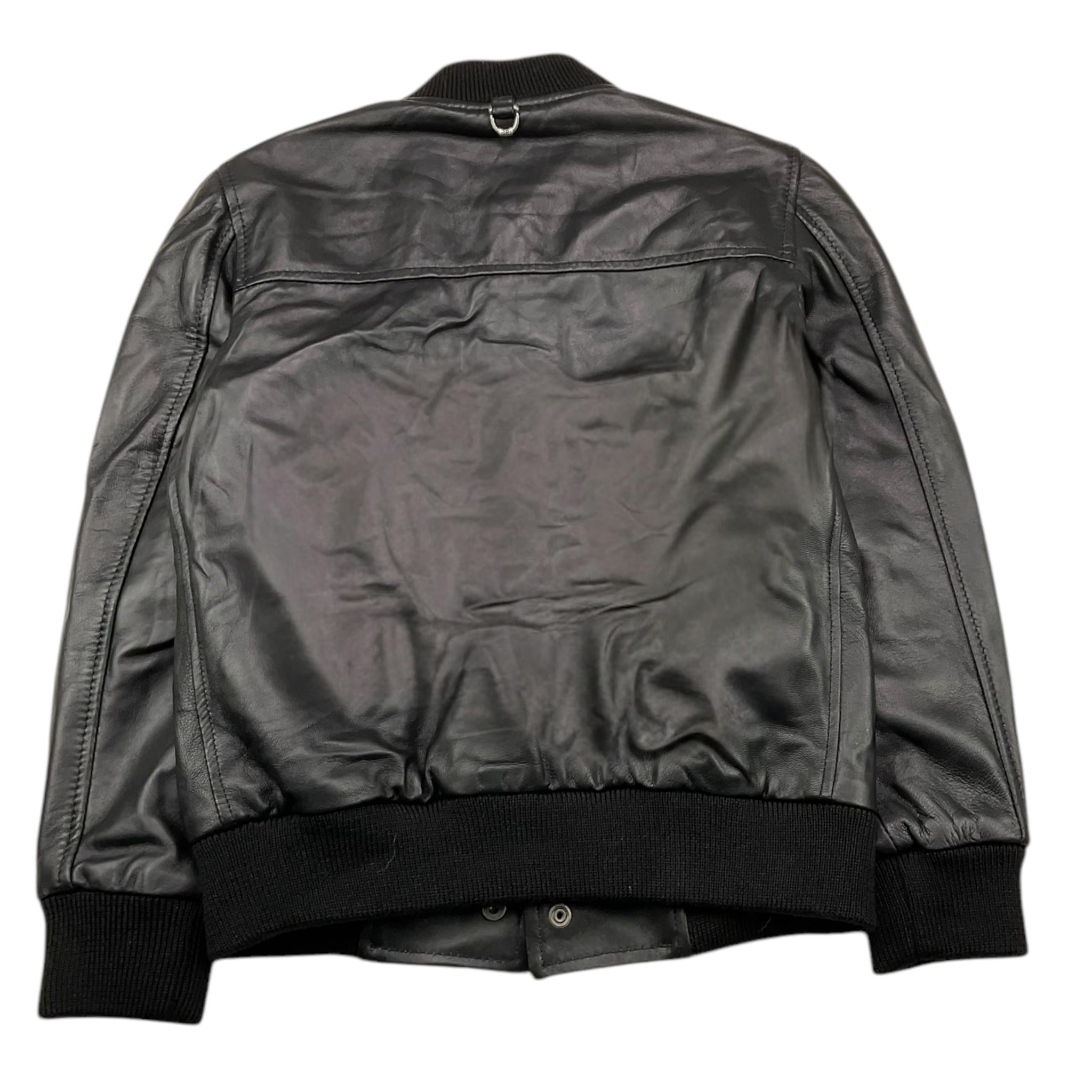 JOHN RICHMOND chiodo in pelle tinta unita con  bottoni Nero per Bambino RBA25230GB NERO JOHN RICHMOND 