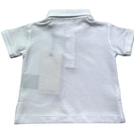 Trussardi Polo Mezza Manica Tinta Unita con Logo per Neonato TIP26002PO BIANCO TRUSSARDI 
