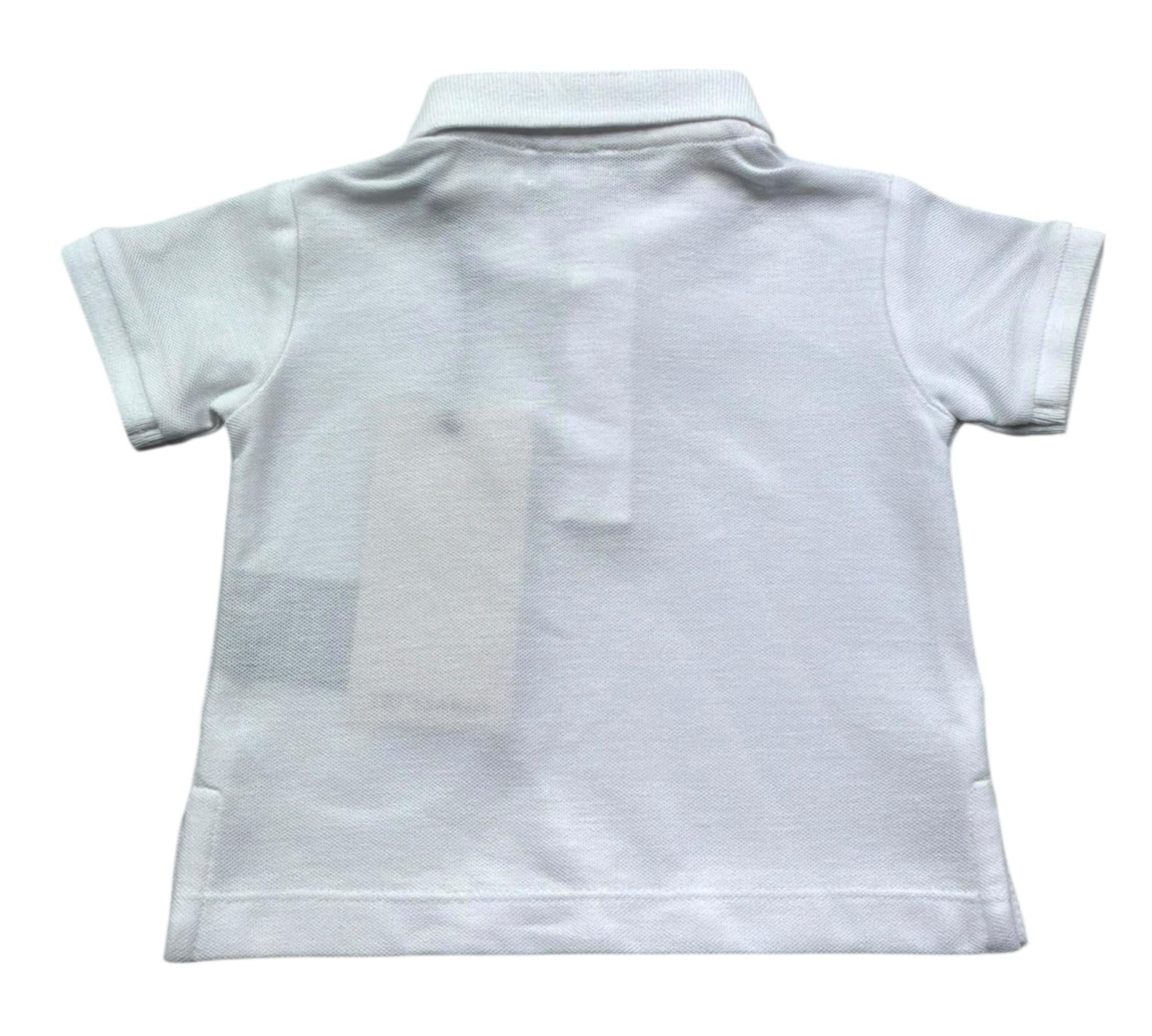 Trussardi Polo Mezza Manica Tinta Unita con Logo per Neonato TIP26002PO BIANCO TRUSSARDI 