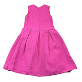Manila Grace Einfarbiges Magenta Ärmelloses Kleid für Mädchen