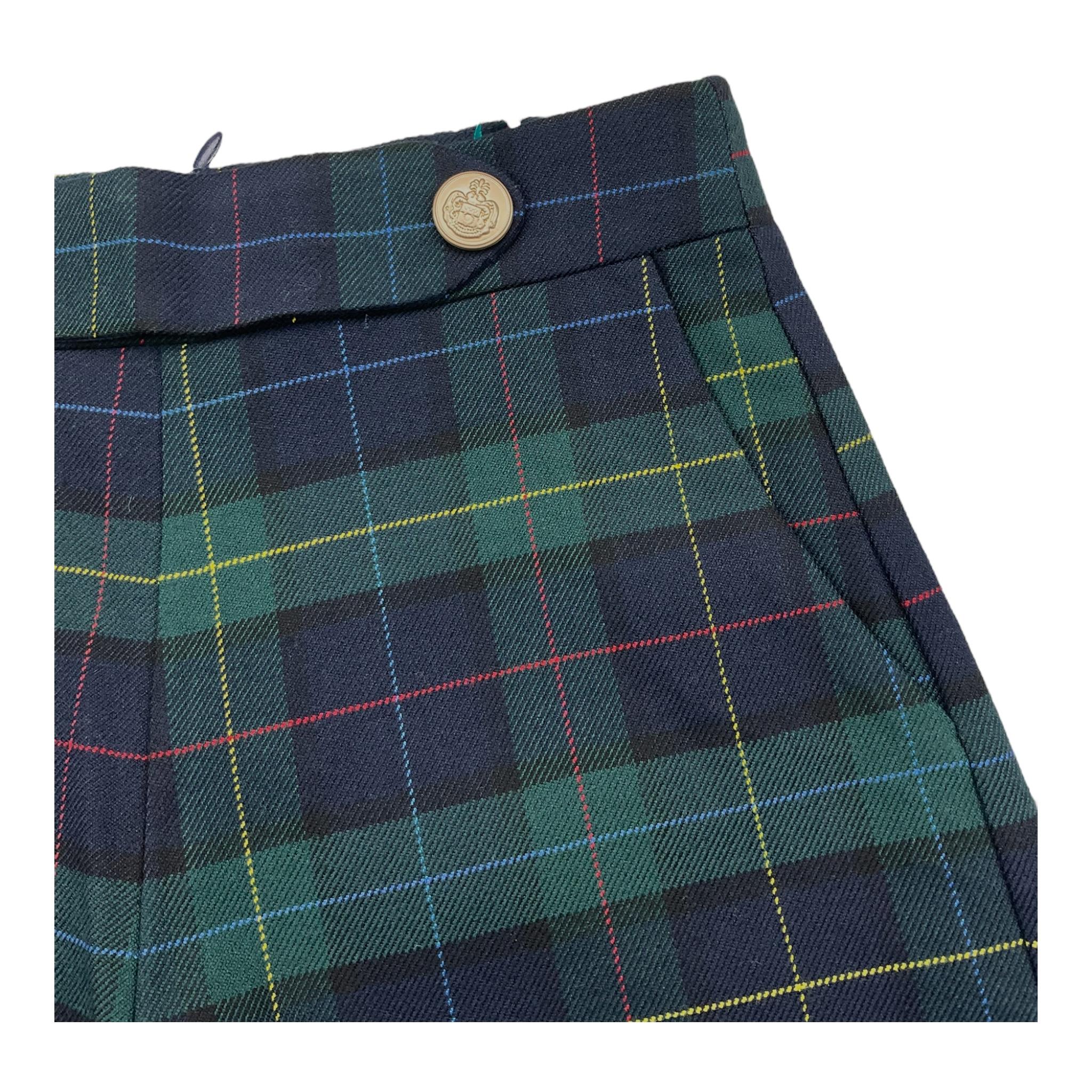 ABEL & LULA short fantasia quadri con girovita regolabile Blu/verde per Bambina 5710 BLU/VERDE ABEL & LULA 