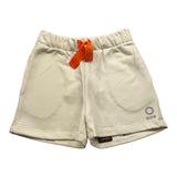 Suns Shorts im einfarbigen Trainingsanzug mit elastischer Taille Beige für Mädchen