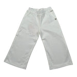 Please Pantalone Tinta Unita con Elastico In Vita per Neonata PE51172G73 BIANCO PLEASE 