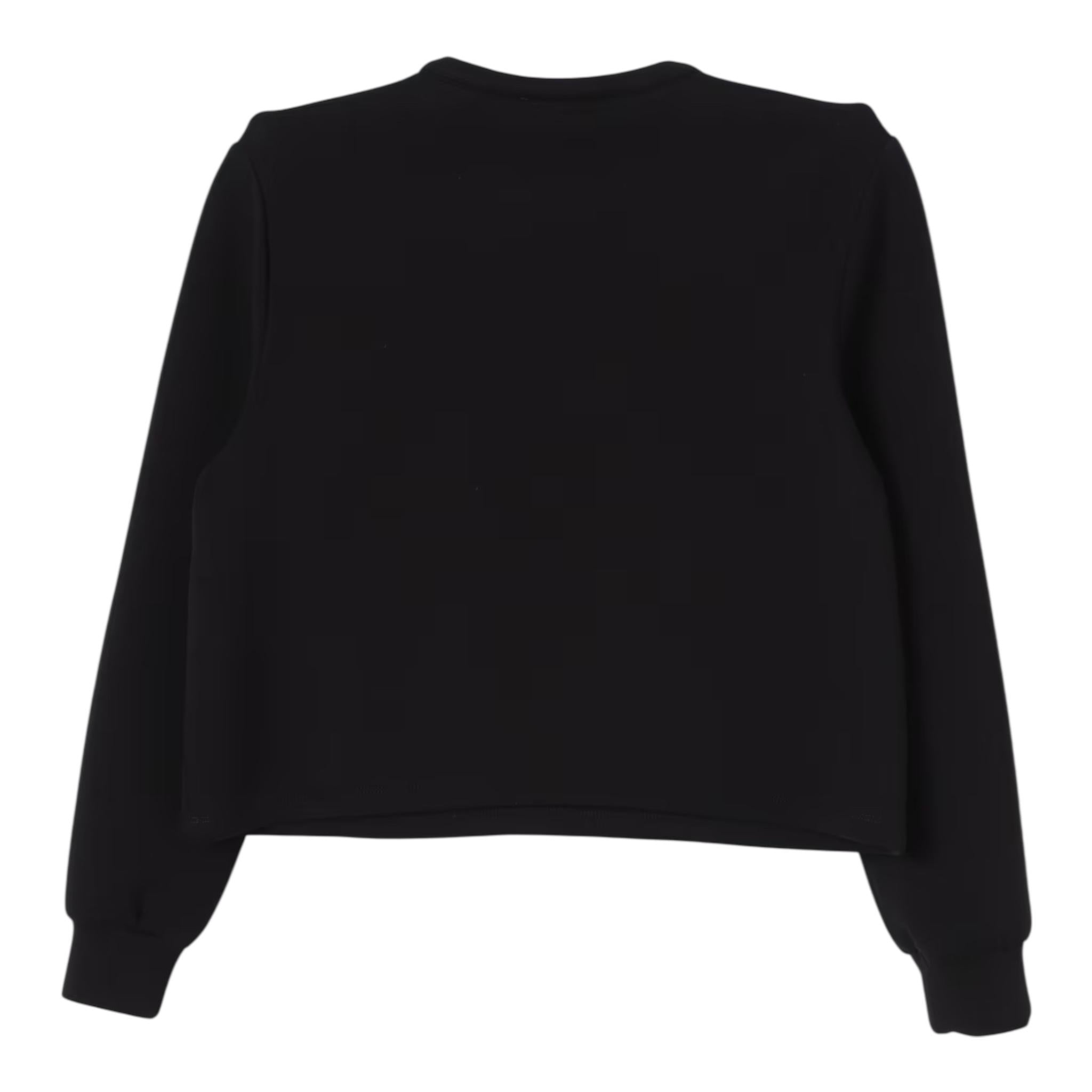LIU JO felpa chiusa girocollo tinta unita con stampa  Nero per Bambina GF4161XX NERO LIU JO 