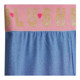 Billieblush Baby-Mädchen Radlerhose, einfarbig, elastischer Bund, Blau