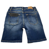 Antony Morato Bermuda Tinta Unita In Denim per Bambino MKDS00028 BLU ANTONY MORATO 