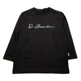 DANIELE ALESSANDRINI shirt girocollo tinta unita con logo Nero per Bambino 1231M00012 NERO DANIELE ALESSANDRINI 