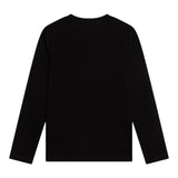 MOSCHINO shirt girocollo tinta unita cn stampa in contrasto Nero per Bambino MMO00RXJ NERO MOSCHINO 