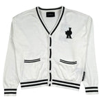 John Richmond Cardigan Tinta Unita Scollo A V per Bambino RBP26085CD BIANCO JOHN RICHMOND 