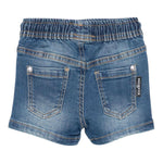 John Richmond Bermuda tinta unita In Denim con Elastico In Vita Blu per Neonato RIP25048BEXX BLU JOHN RICHMOND 
