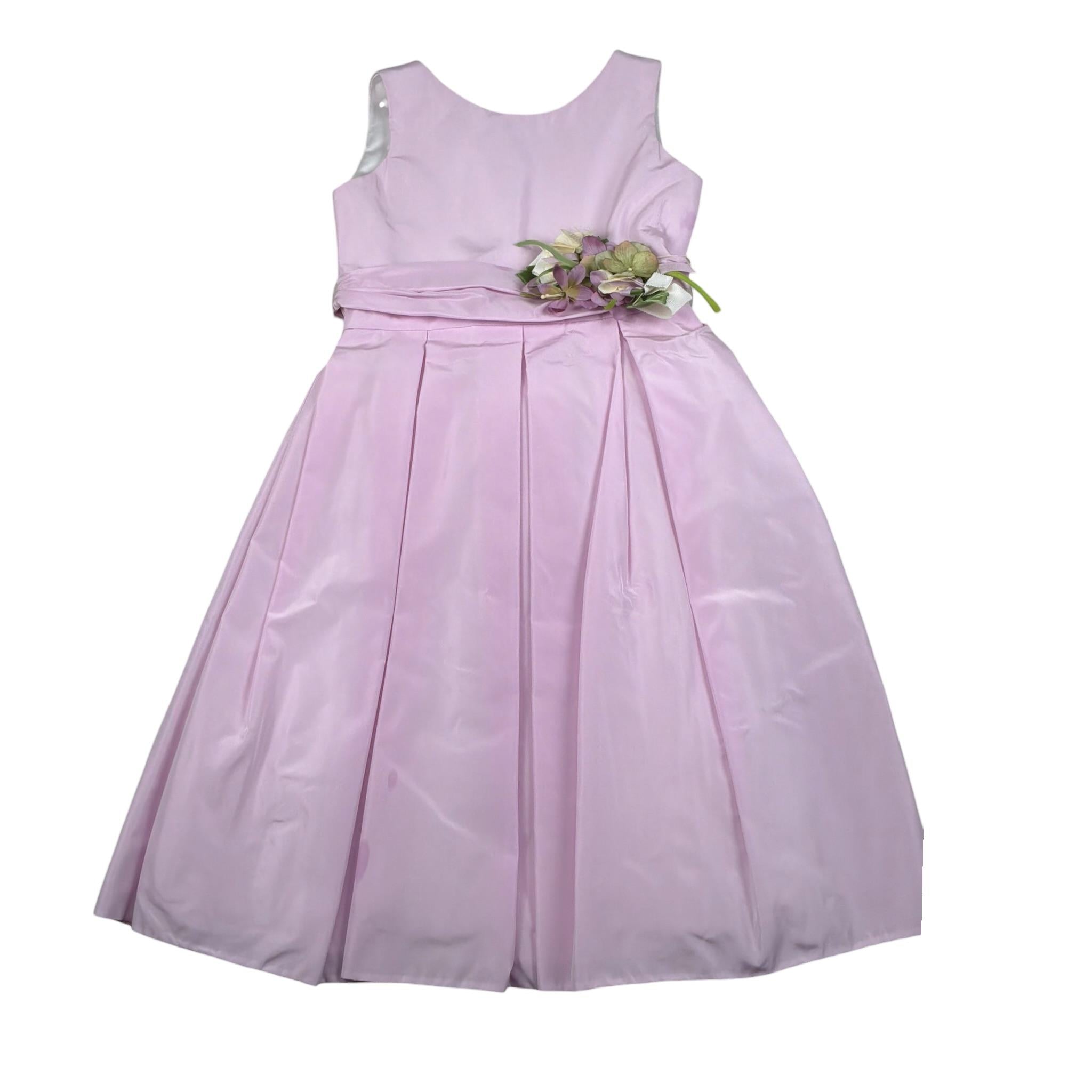 Raffaella Abito Cerimonia Tinta Unita Giromanica per Bambina LILLA LILLA RAFFAELLA 