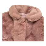 M+E' pelliccia tinta unita con colletto Rosa per Neonata UE1517N ROSA M+E' 