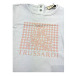 Trussardi T-Shirt Girocollo Tinta Unita con Stampa per Neonata TIP26134TS BIANCO TRUSSARDI 