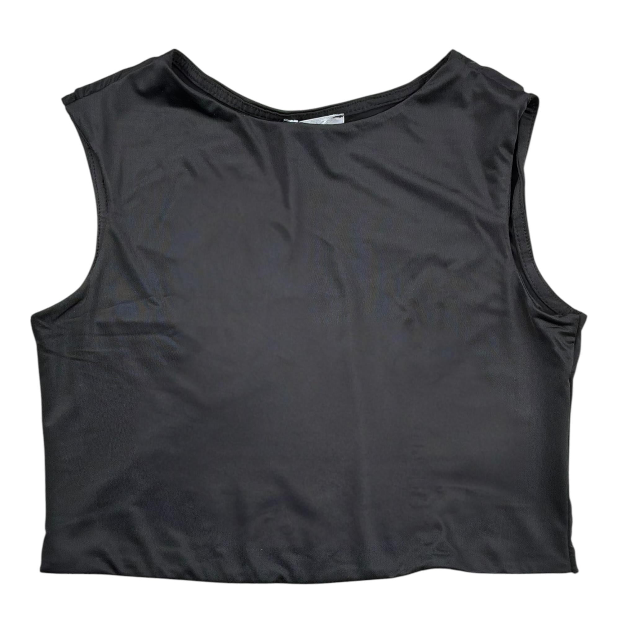 Lu Lu By Miss Grant Top tinta unita Nero per Bambina LL3453 NERO LU LU BY MISS GRANT 