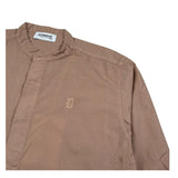 Dondup Camicia Manica Lunga Tinta Unita per Bambino DMCA037 MARRONE DONDUP 