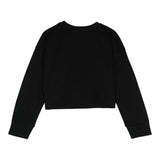 MOSCHINO shirt girocollo tinta unita con stampa Nero per Bambina HDO00U NERO MOSCHINO 