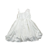 Alice Pi Abito Cerimonia Tinta Unita con Tulle per Bambina 2209 BIANCO ALICE PI 